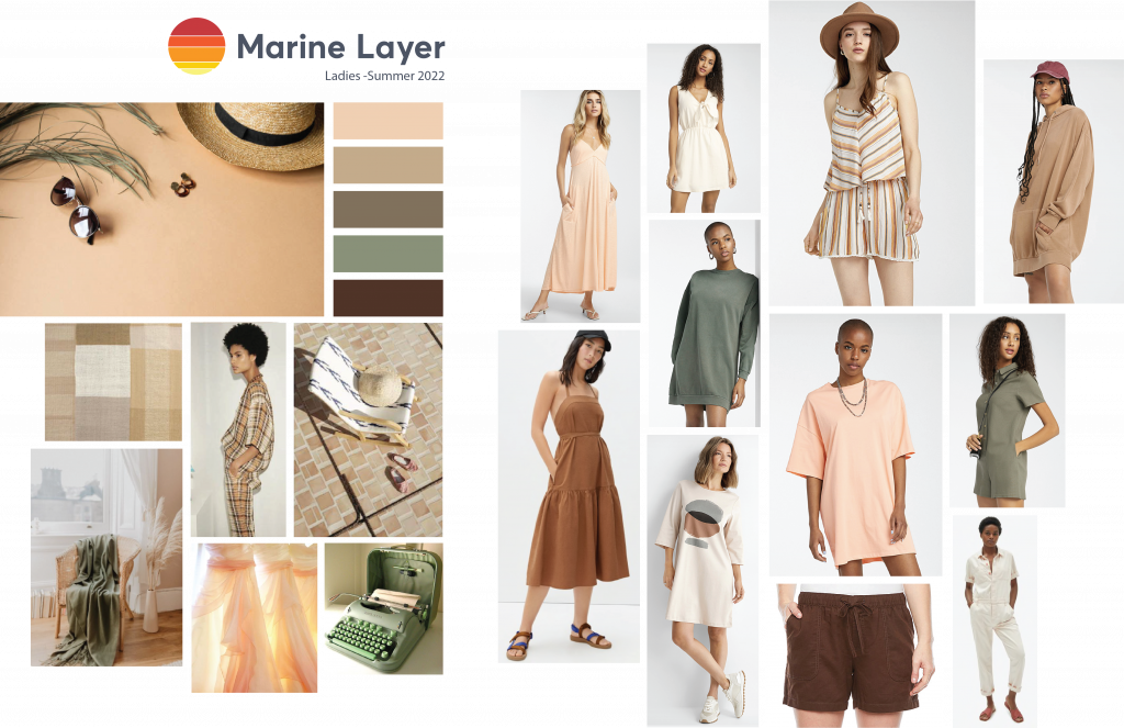 Marine Layer Women SS22 Inspiration Board 3 AMFM
