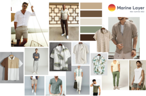 Marine Layer Men SS22 Inspiration Board 1