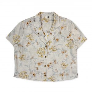Printed Short Sleeve Blouse