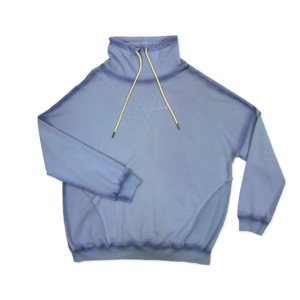 Sweatshirt with Funnel Neck