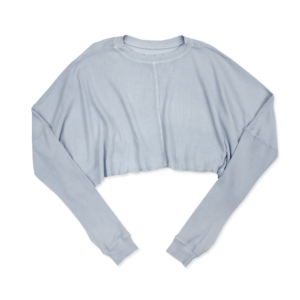 Crew Neck Long Dolman Sleeve Top