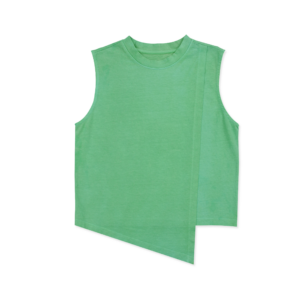 Asymmetrical Crew Neck Tank
