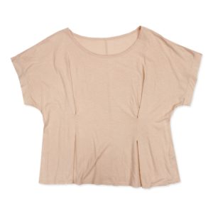 Drop Shoulder Top with Pleats