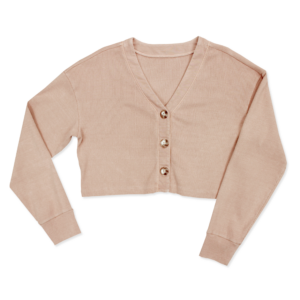 V-Neck Long Sleeve Cardigan