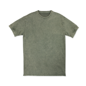 Crew Neck Short Sleeve Top with Rib Insets at Cuffs