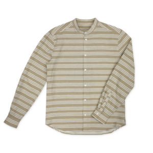 Long Sleeve Shirt with Mandarin Collar