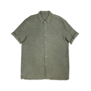 Short Sleeve Shirt with Rolled Cuff & Pocket