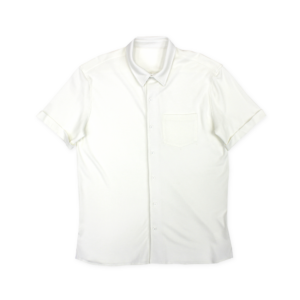 Short Sleeve Shirt with Rolled Cuffs & Pocket