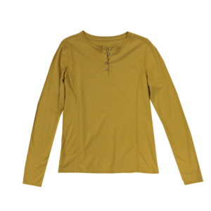 Crew Neck Henley with Princess Seams