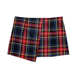 Faux Wrap Mini Skirt