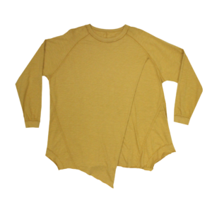 Crew Neck Top with 2-Layer Front