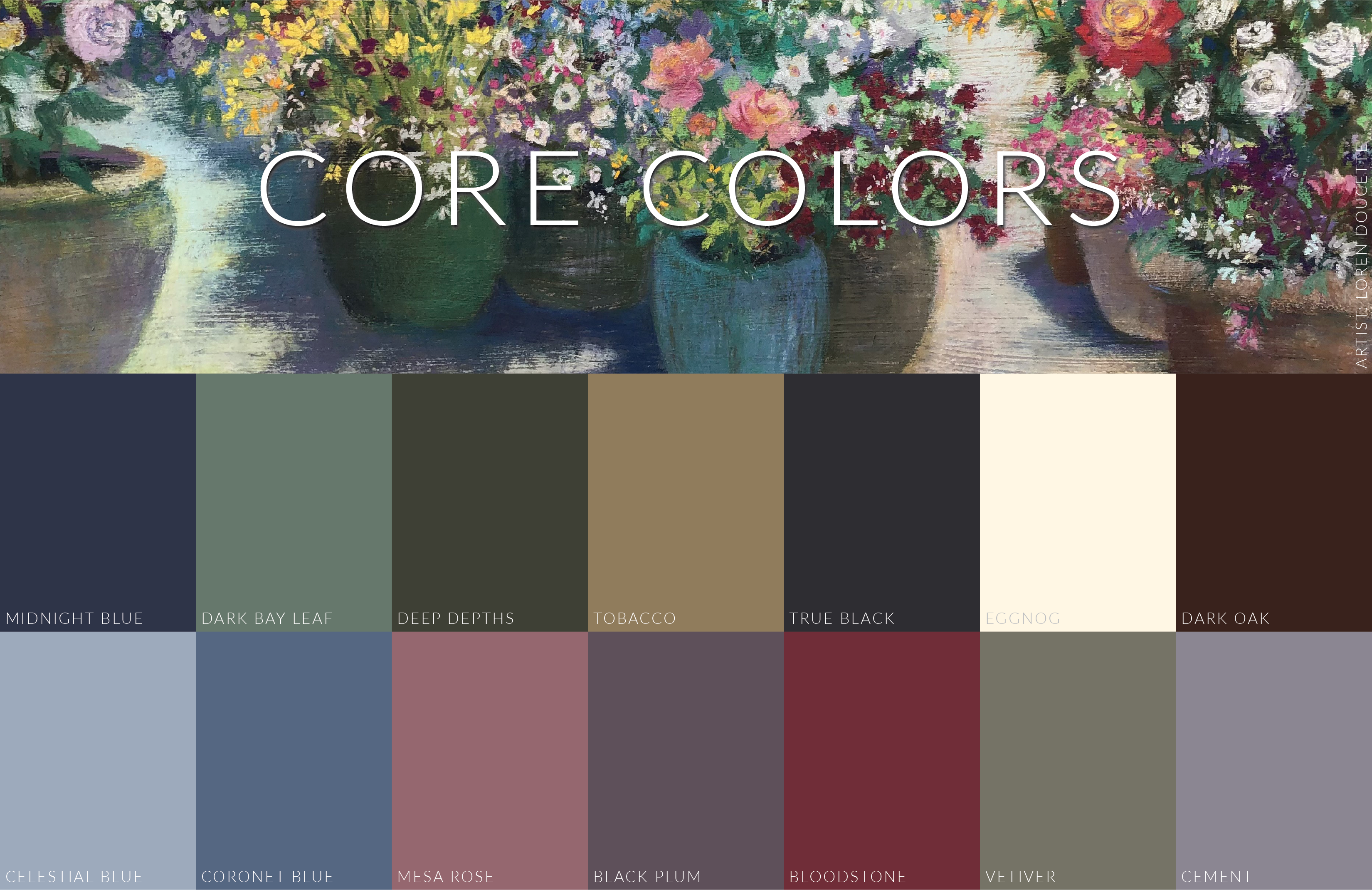 Fall 2023 Core Colors