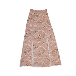 Double Slitted Long Skirt