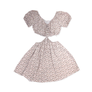 Peasant Dress with Exposed Waist