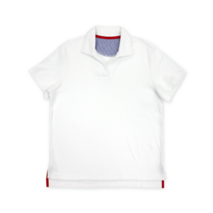 Short Sleeve Tee with Johnny Collar