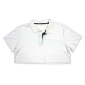 Cropped Short Sleeve Polo