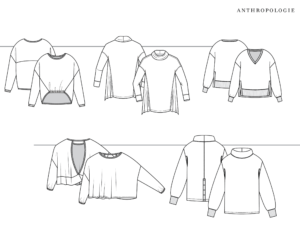 Anthropologie Long Sleeve Top Project Page One
