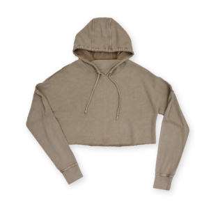 Hooded Long Sleeve Cropped Top